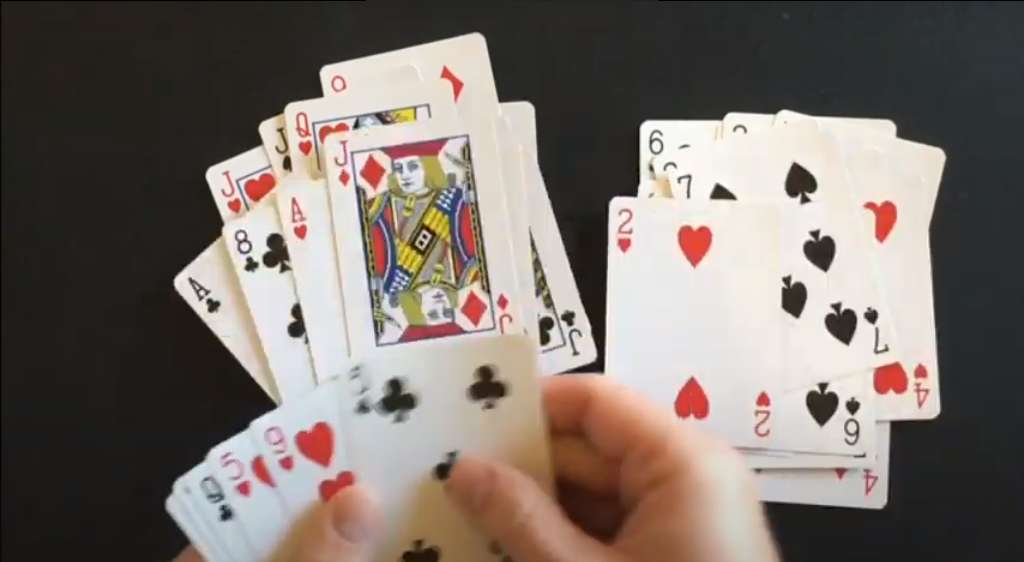 جدا کردن کارت ها در بازی فریب